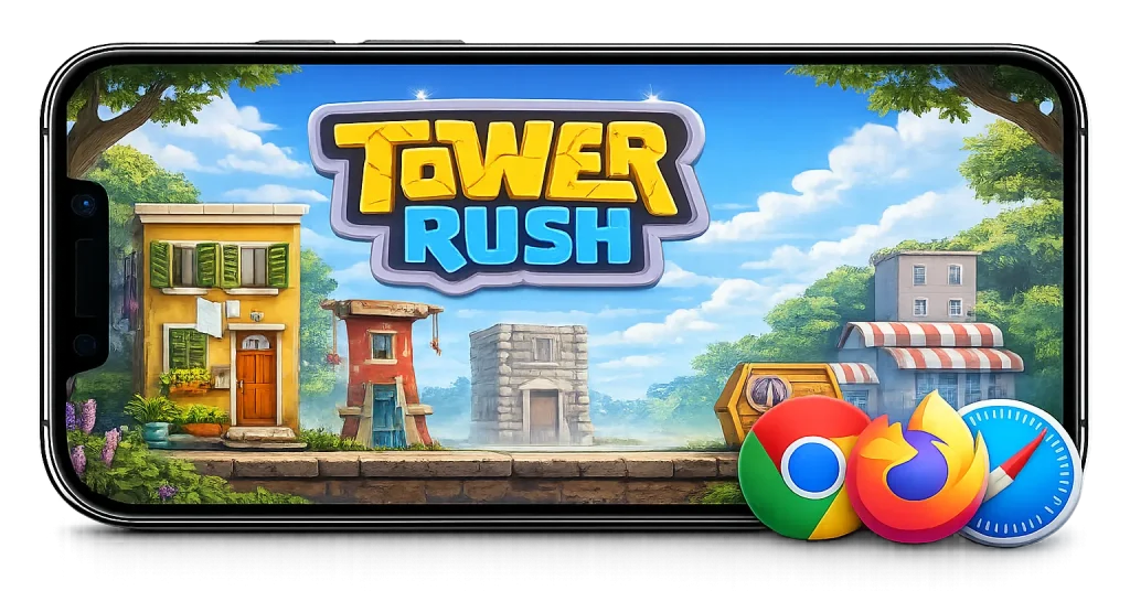 Tower Rush Mobile App
